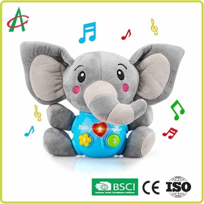 23.9cm Umarmungs-Plüschtiere, Unterhaltungselefant-Plüsch Toy With Music Soems