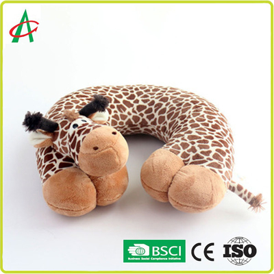 Angelber 30cm U formen Hals-Kissen-Giraffen-nette Karikatur für Reise