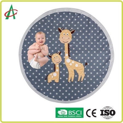 Gleiten Sie waschbares nicht Spiel Mat Super Soft Textured Fabrics des Baby-EN71