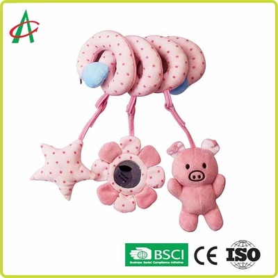 Neugeborener 20cm gewundener Pram-Toy With Rattle And-BB quietschend