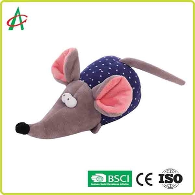 Unzerstörbare Cat And Dog Squeaky Soft spielt Mäusegeformtes Plüsch-Spielzeug