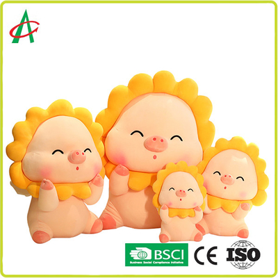 Schwein-Plüsch Toy Doll Pillow Sun Shape Toy Bed Super Soft Plush Toy Holiday Gifts