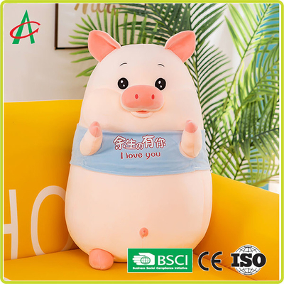 Waschbarer 20in netter Schwein-Plüsch Toy Pillows For Girls Soems
