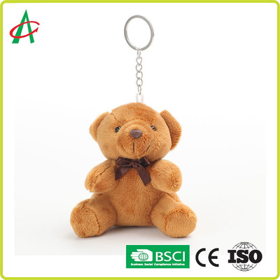 Höhe CPSIA-Plüsch-kleine Teddy Bear Keyrings 10cm
