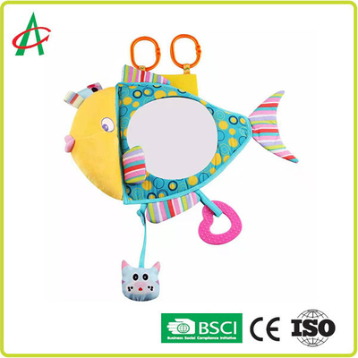 BSCI-Plüsch-Bücher für Fische der Baby-23.5x35cm formen mit Spiegel