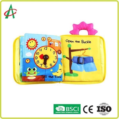 CPSIA-Baumwollbaby-Lappen-Bücher, 25cm Stoff-Bücher für Kinder
