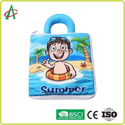 CPSIA-Baumwollbaby-Lappen-Bücher, 25cm Stoff-Bücher für Kinder