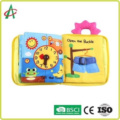 Weiche Stoff-Bücher des Polyester-20x20cm für Standard der Baby-ASTM