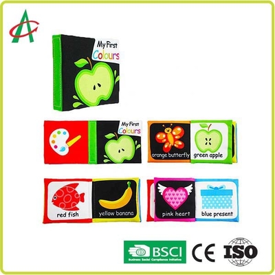 Weiche Stoff-Bücher des Polyester-20x20cm für Standard der Baby-ASTM