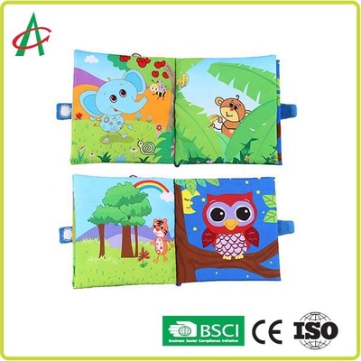 Weiche Stoff-Bücher des Polyester-20x20cm für Standard der Baby-ASTM