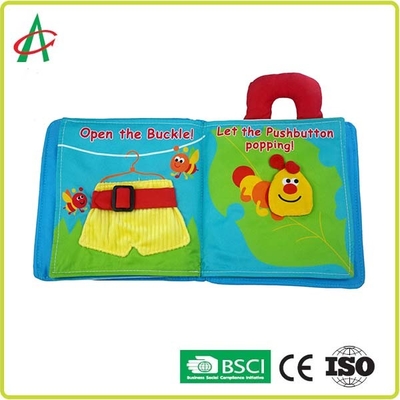 ISO BSCI Stoff-Buch-Polyester-Gewebe der Familien-Früherziehungs-3d