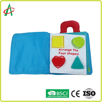 ISO BSCI Stoff-Buch-Polyester-Gewebe der Familien-Früherziehungs-3d