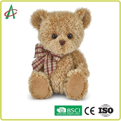 10,5 " X 7" Shaggy Brown Plush Teddy Bear für Valentine Gift