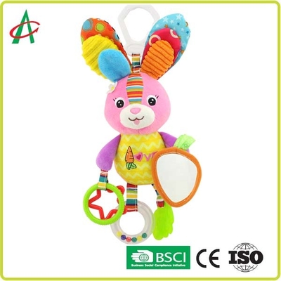 Gelbes Duck Baby Plush Rattle 8x25cm für Mädchen und Jungen