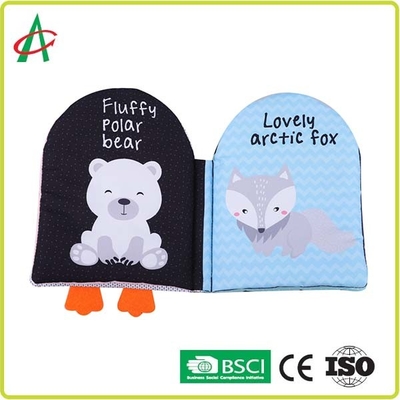 22cmx28cm Stoff-Geschichten-Bücher für Baby-Ozean-Zeichentrickfilm-Figur