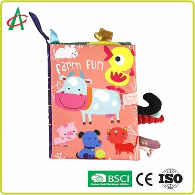 23cm weiche Bücher für Kinder, Bücher des Lappen-ISO9001 für Babys