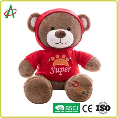 CER 30cm Plüsch-Teddy Bear Reinforced Stitching With-Hoodie