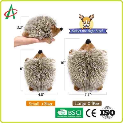 Igel-Hundespielzeug 3,5" 7" Angelber quietschendes für das Kauen und das Spielen