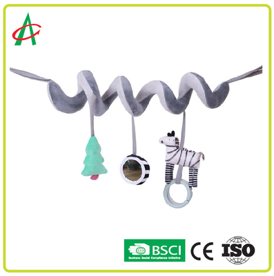 Helles Farbe-CER/BSCI Spirale Pram-Plüschtier Toy For Baby