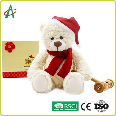 Umarmbarer 25cm Plüsch Teddy Bear With Christmas Cap