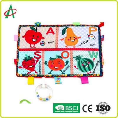 Des Baby-Deckbett-Spielzeugs BSCI 29.7x21cm weiche Frucht Plüsch ultra und Tierdrucken