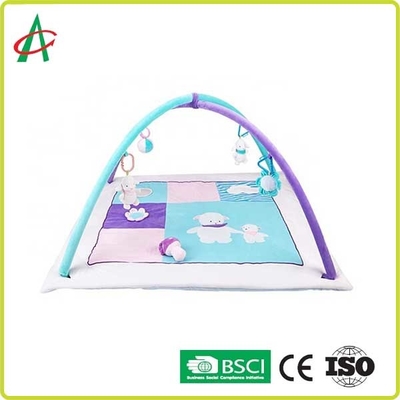 Polyester-waschbare tragbare Baby-Tätigkeits-Spiel-Turnhalle 100% Mat Infant Toddlers