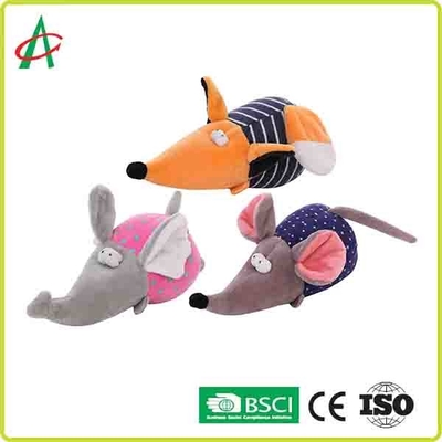 Unzerstörbare Cat And Dog Squeaky Soft spielt Mäusegeformtes Plüsch-Spielzeug