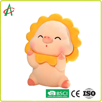 Schwein-Plüsch Toy Doll Pillow Sun Shape Toy Bed Super Soft Plush Toy Holiday Gifts