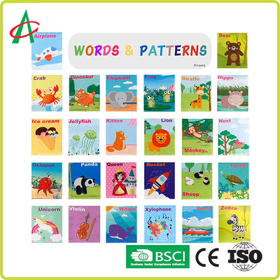 Polyester-Früherziehungs-Alphabet-weiche Bücher für Kinder