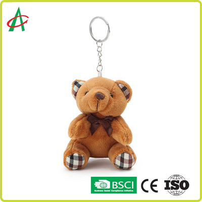 Pp. Baumwolle gefüllter Mini Stuffed Bear Keychain BSCI bescheinigten