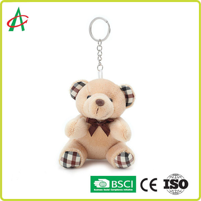 Höhe CPSIA-Plüsch-kleine Teddy Bear Keyrings 10cm