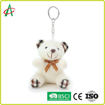 Höhe CPSIA-Plüsch-kleine Teddy Bear Keyrings 10cm