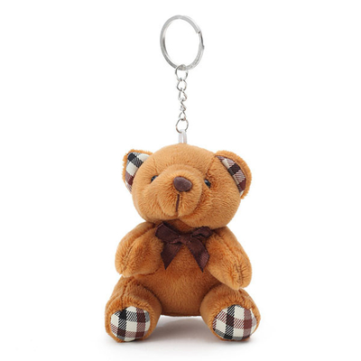 EN71 handgefertigte Stickerei Mini Stuffed Bear Keychain