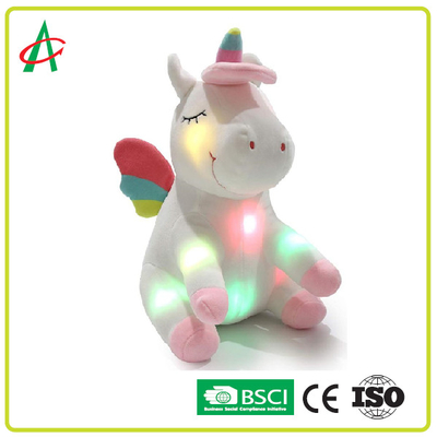 Musik-u. Leuchtungs-Unicorn Soft Plush Toy Stuffed-Tiergeschenk