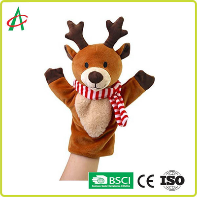 BSCI Handcraft voll nähende Plüsch-Handpuppen für Weihnachten