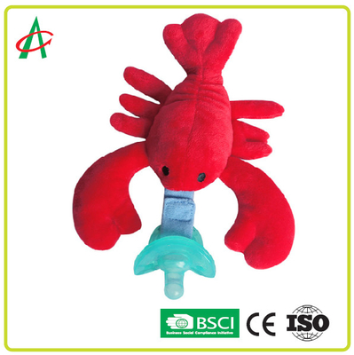Waschbares Zertifikat Friedensstifter-Plüsch-Toy Pacifier Clips CE/BSCI