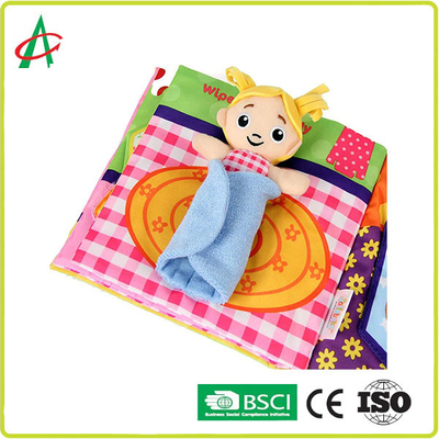 BSCI-Polyester 9 sensorische Einzelteil-Tätigkeits-Bücher für Kinder