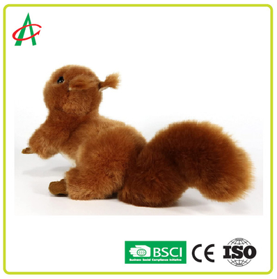 Angelber-Eichhörnchen füllte Spielzeug 20CM mit Pelzendstück an